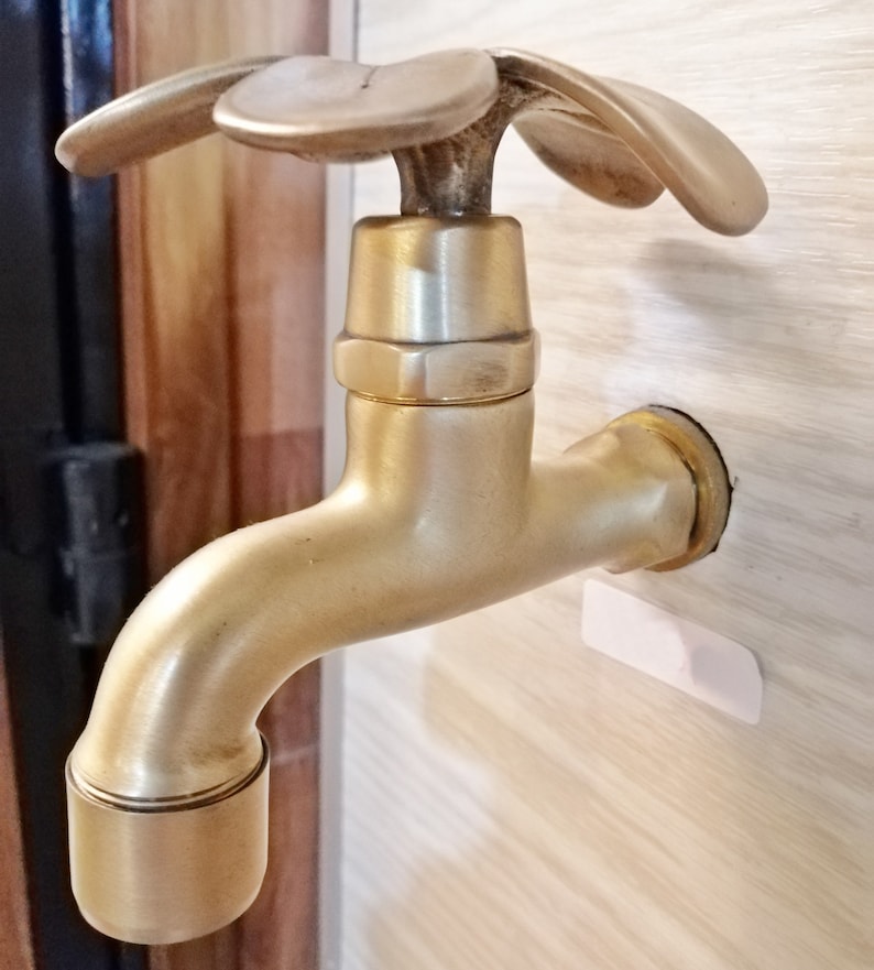 Plumeria Spigots Water Brass Basin Sink Tap Faucet Vintage - Etsy