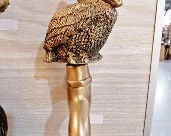 オープンビルコウノトリ鳥蛇口真鍮洗面台シンク蛇口ヴィンテージ