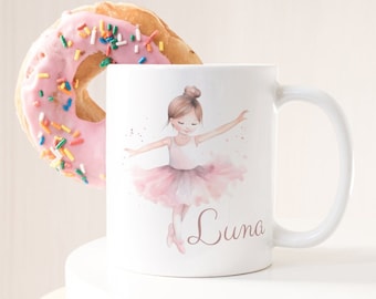 Ballet Dancer Mug customized with Name