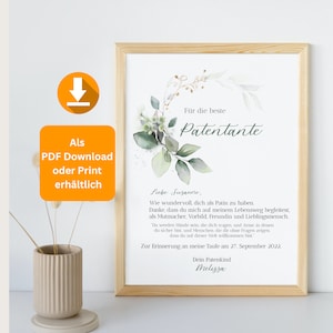 Presente para Padrinho ou Madrinha, Batizado, Batismo, para imprimir