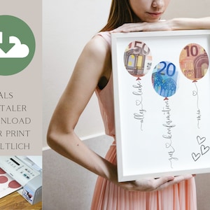 Geldgeschenk Konfirmation  personalisierbar,mit Namen