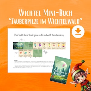 Wichtel Mini Buch für die Wichteltüre zum selbst ausdrucken, PDF, Wichtel, Wichteltüre