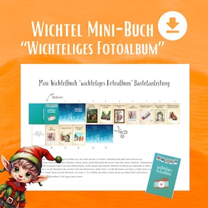 Wichtel Mini Buch &quot;Fotoalbum&quot; für die Wichteltüre zum selbst ausdrucken, PDF, Wichtel, Wichteltüre