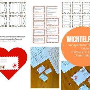 grosses Wichtelpost-Paket  zum selbst ausdrucken, PDF, Wichtel, Wichtelbriefe, Umschlag