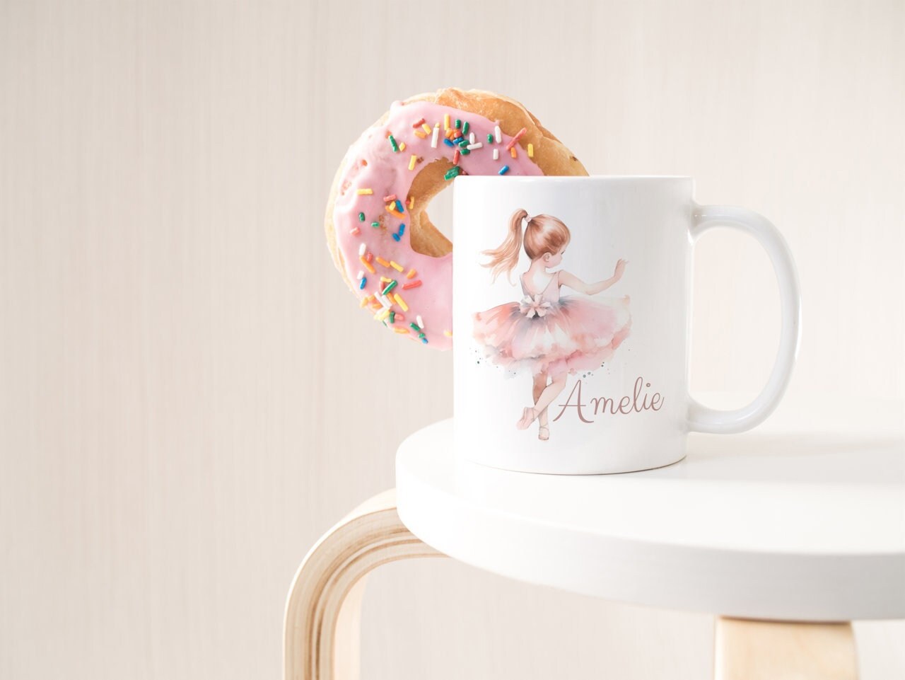 Ballet Dancer Mug customized with Name