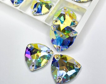TRILLIANT Glass Sew on Rhinestone - Crystal AB