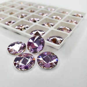 Vitral Light - RIVOLI Glass Sew on Rhinestone - high quality sewing Crystal