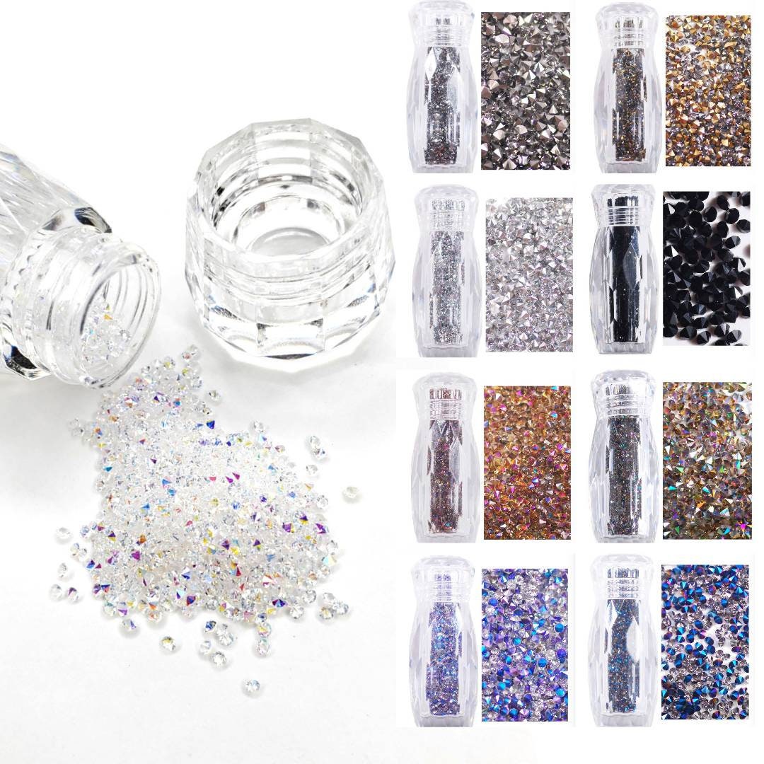 AB PREMIUM CRYSTALS for Nails Crystal Pixie Dust Micro Zircon Nail