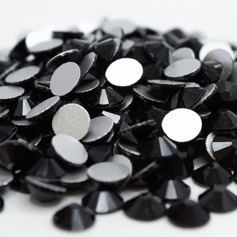 Black Rhinestones - Etsy