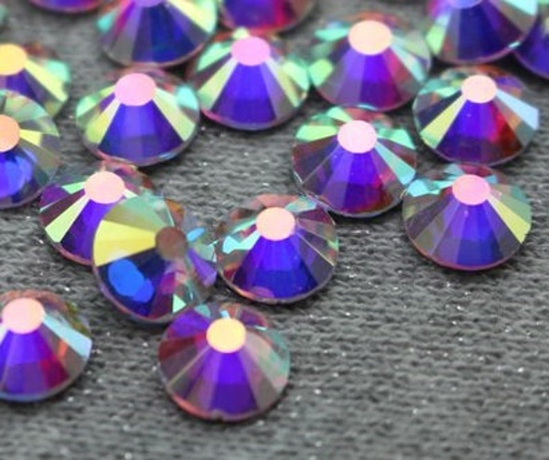 Quality Rhinestone Crystal AB Rhinestone High Quality - GLASS- HOTFIX Ss10 - Ss16 - Ss20 ...