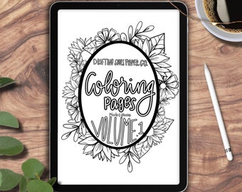 Download Procreate Coloring Etsy