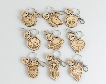 Beech Keychain &quot;Dream & Life&quot;