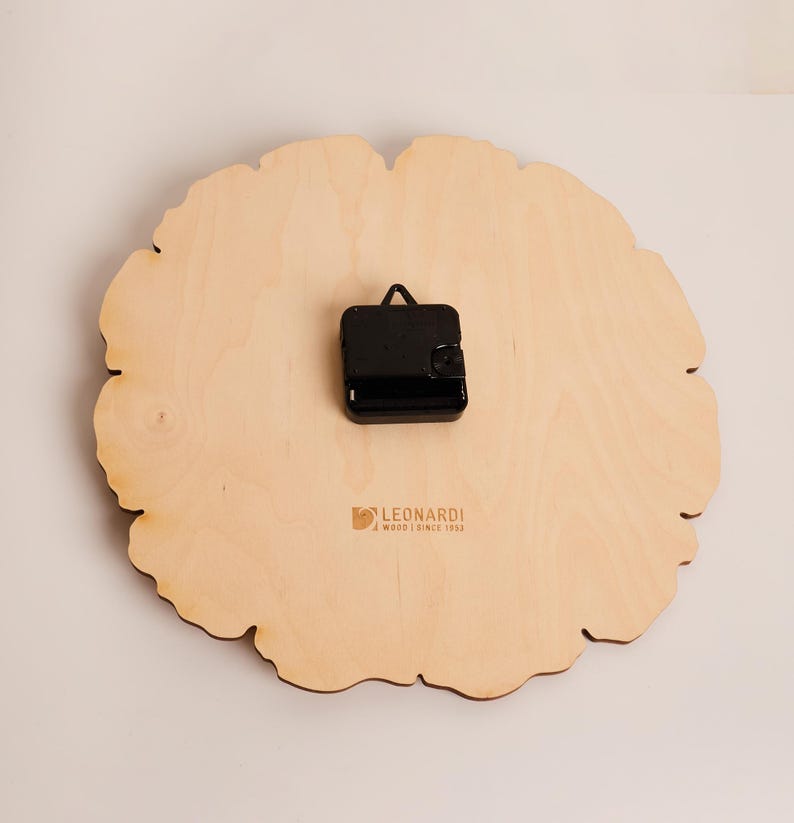 Orologio Ticktock - da parete, silenzioso, con indicatori delle ore | Decorazione per la casa | Arte da parete in legno | Regalo per la casa immagine 4