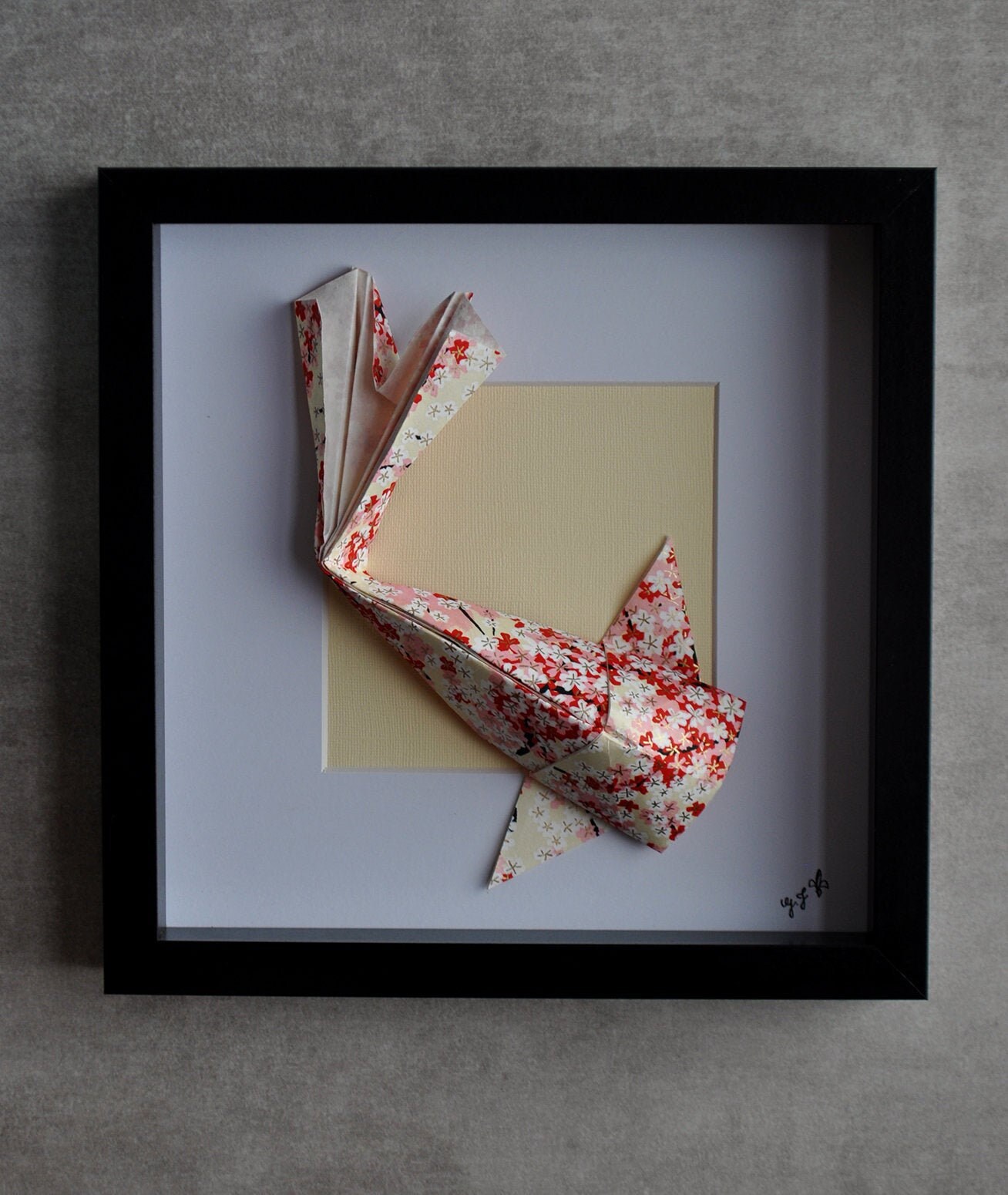 Cadre Carpe Koï Japonaise