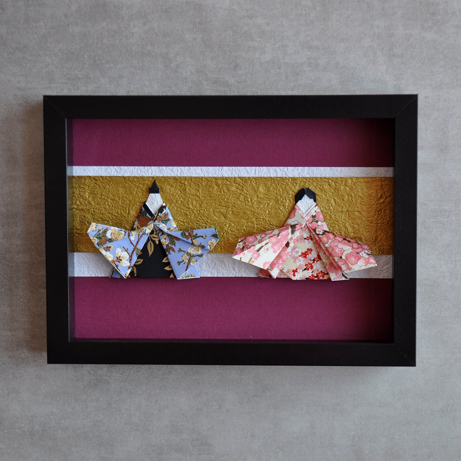 Cadre-Vitrine Le Prince et La Princesse.