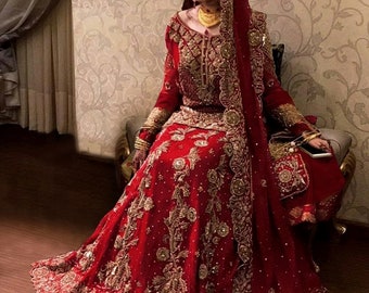 buy pakistani bridal lehenga online