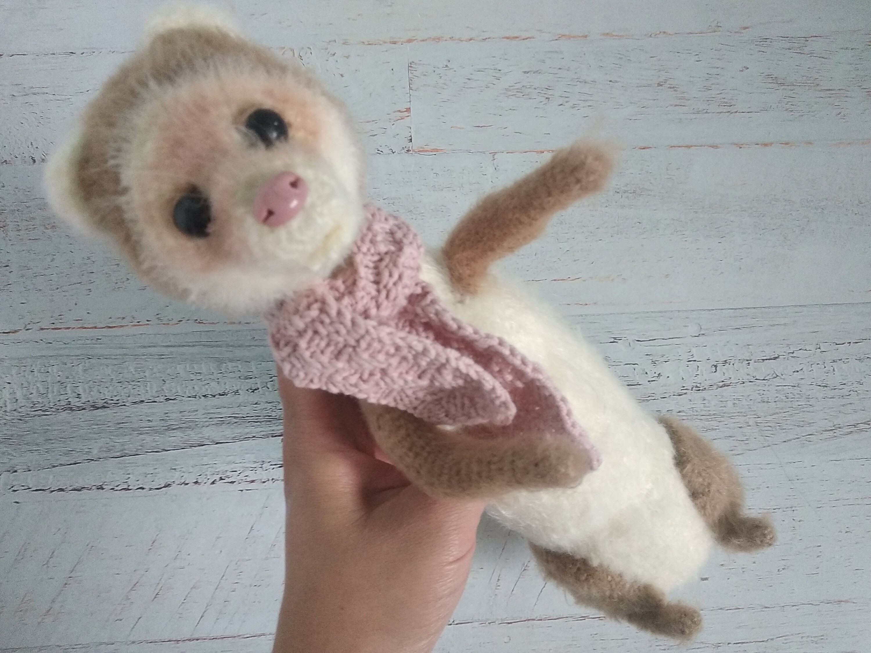 11 inches Ferret plush Realistic stuffed animal Etsy