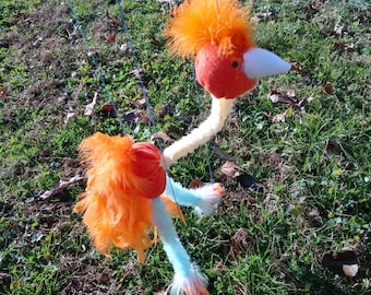 Walking bird puppets. These birds bring hours of fun and entertainment Kids love to imagine they have a real bird friend. Great gift for all