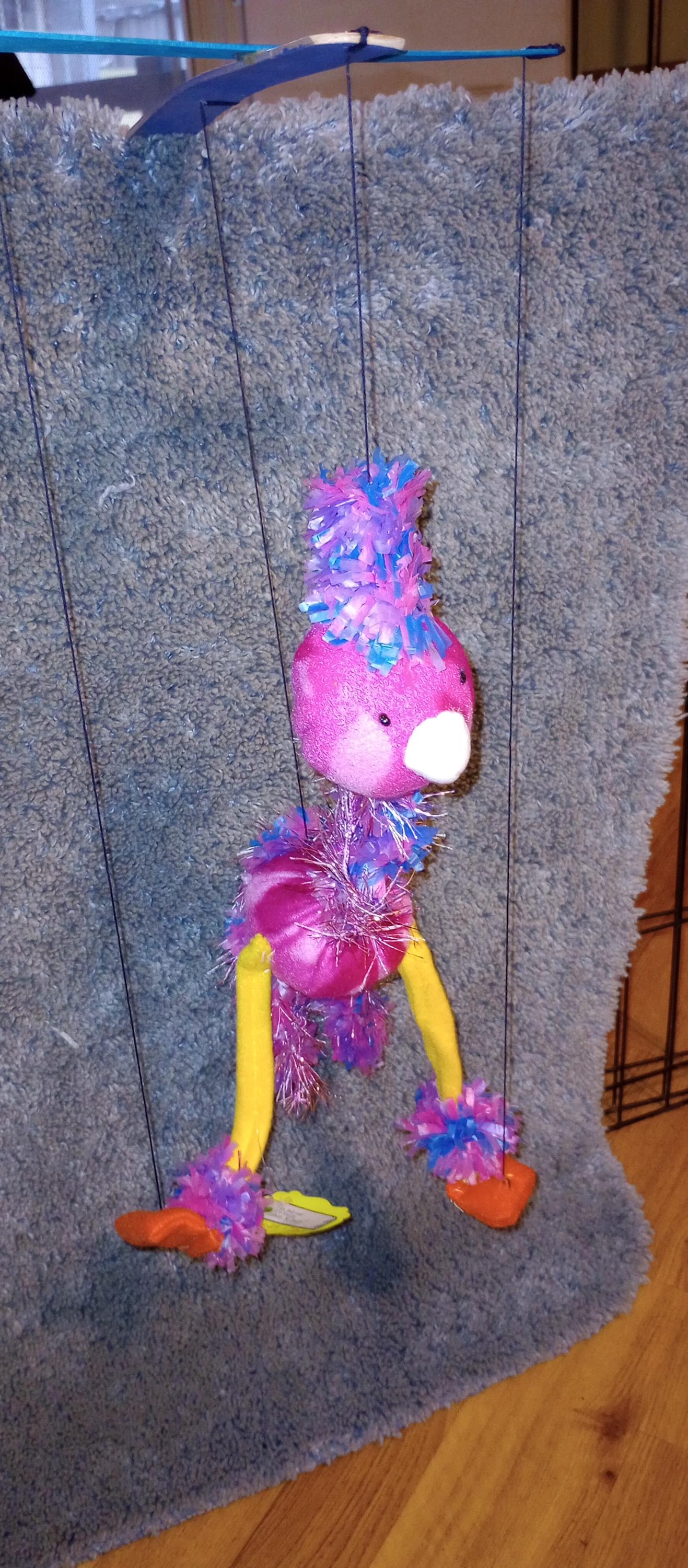 Pastel Bird String Puppet, Kids Walkingbird Toy - Etsy