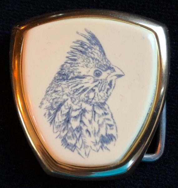 Ruffed Grouse Small Belt Buckle by Lou DePaolis - image 1