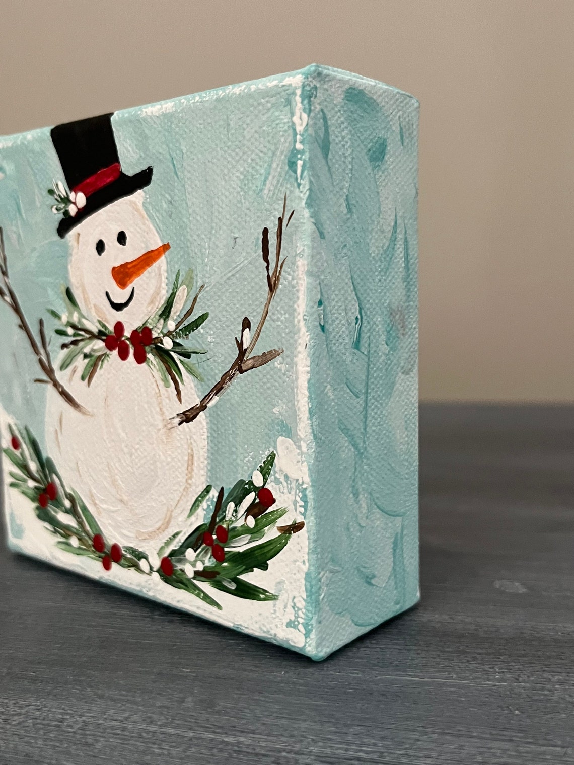 Christmas Trees Shelf Sitter / Snowman Shelf Sitter / Etsy