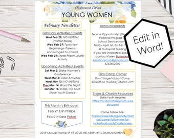 newsletter template etsy