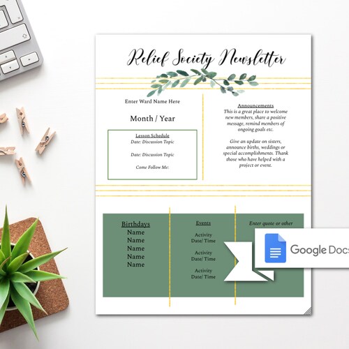 Buy Editable Relief Society Newsletter Template Edit In Google Online In India Etsy Buy Editable Relief Society Newsletter Template Edit In Google Online In India Etsy