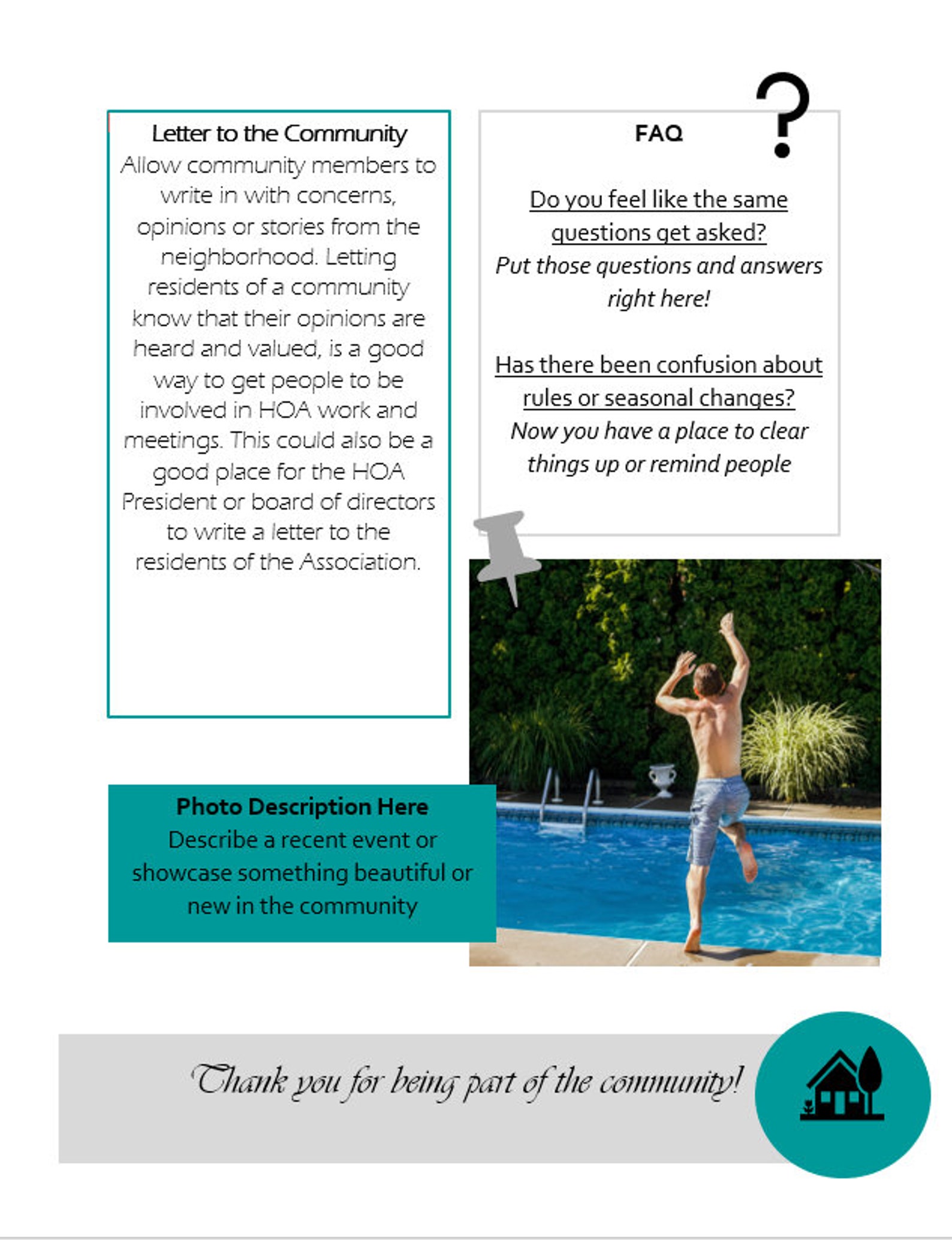 best hoa newsletters best hoa newsletters