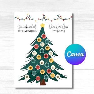 Lehrer Weihnachtsgeschenk vom Klasse | Personalisierte Lehrer Geschenk | Weihnachtsgeschenk | Weihnachtslichter | Geschenk eines Lehrers vom Schüler