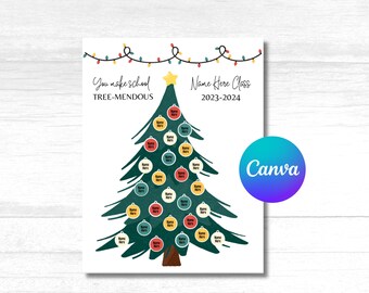 Regalo de Navidad para el maestro de la clase / Regalo personalizado para el maestro / Regalo de vacaciones / Luces navideñas / Regalo para el maestro de un estudiante