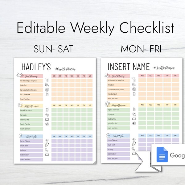 weekly-morning-routine-chart-etsy