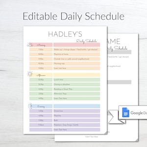 Kids Daily Schedule | Morning Afternoon Routine | Toddler Routine | Baby Schedule | Nanny Schedule | Toddler Schedule |Bedtime Routine Chart