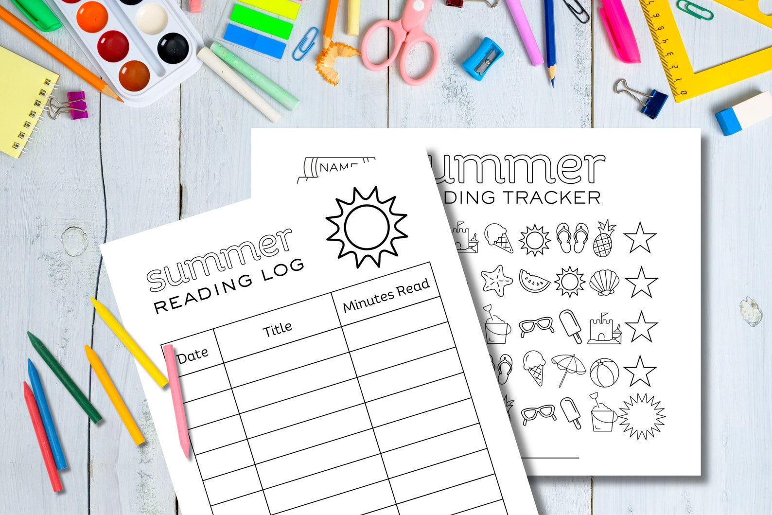 Summer Reading Tracker | Summer Reading Chart for Kids | Summer Reading ...