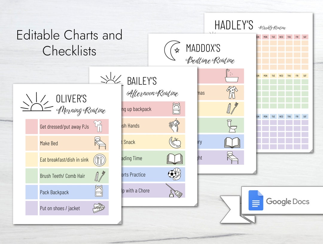 Eyfs Routine Chrt Kids Routine Chart Kids Chore Chart Morning Afternoon - Etsy Australia