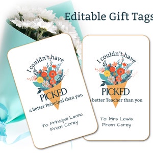 Belangrijkste waardering cadeau tag/leraar waardering cadeau tag/assistent directeur/buschauffeur waardering cadeau/leraar geschenken/bedankt