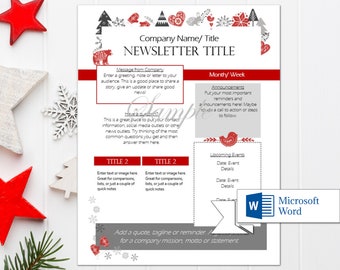 free newspaper template for christmas free newspaper template for christmas