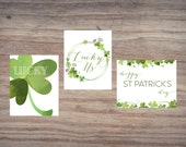 St Patrick's Day Printable/ St Patricks Package / Lucky Us/ Lucky Printable