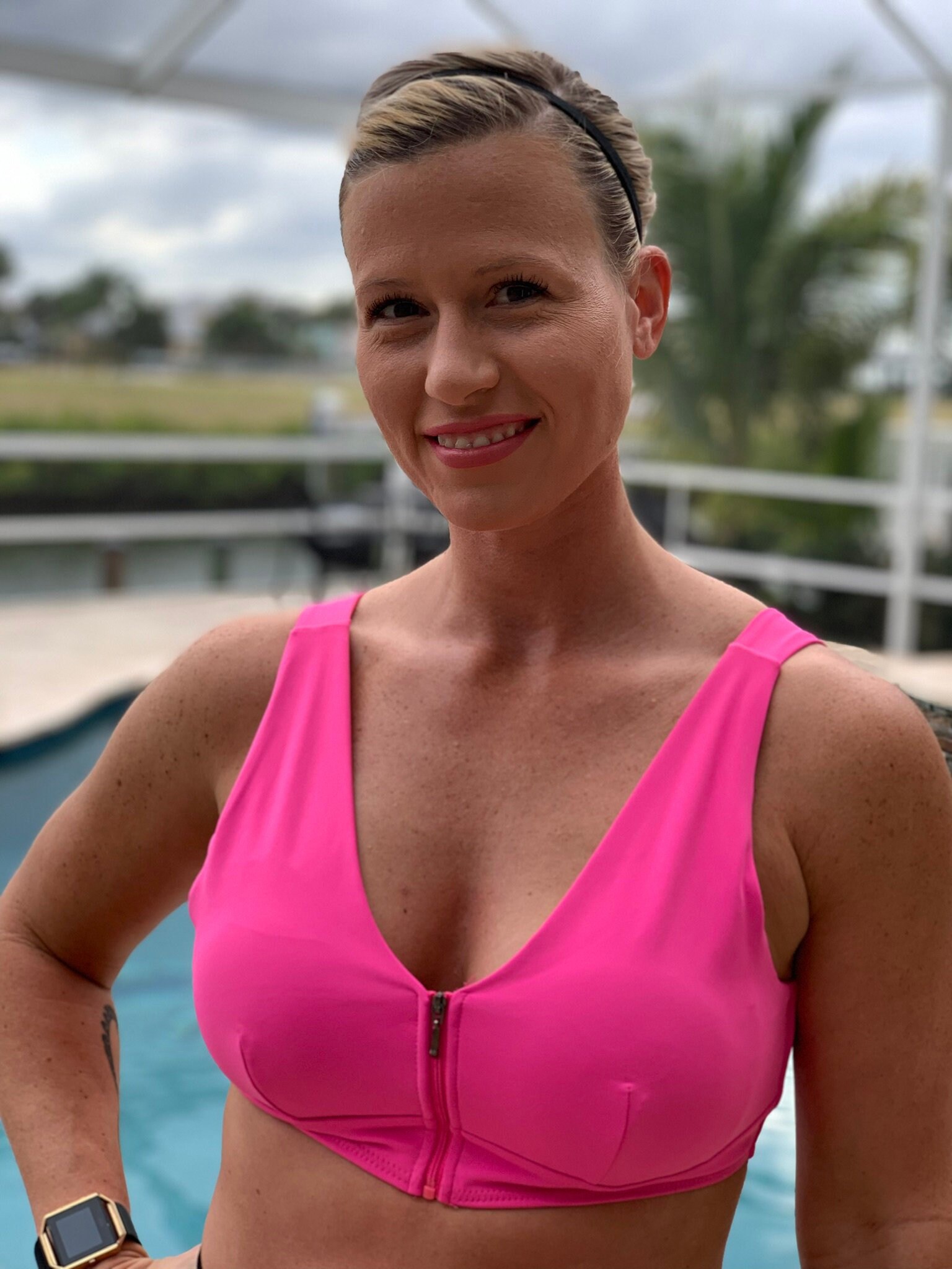 Pink Lift Custom Comfort Bra, Breast Cancer Treatment Bra, Radiation