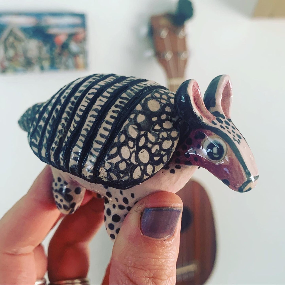 Ceramic armadillo box Etsy