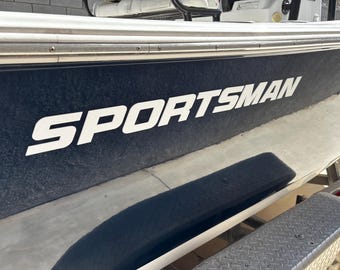 Custom Raised Boat Emblems, 3D Marine Letters, Replacement Boat Name Registration