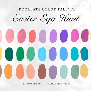 Easter Egg Hunt | Procreate Color Palette | Color Swatch
