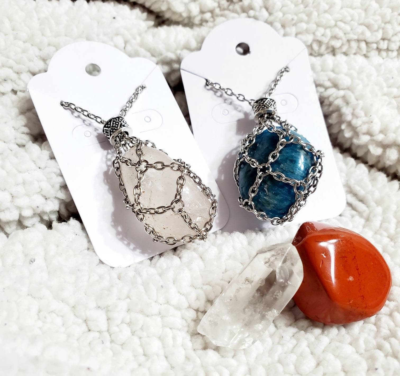 Interchangeable Crystal Holder Necklace - The Crystal Council