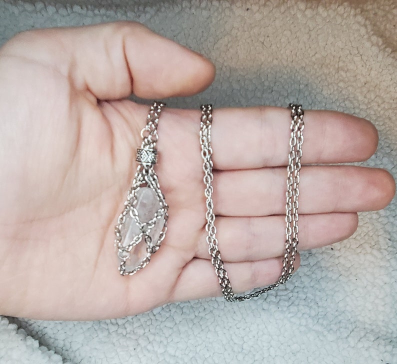 Interchangeable Crystal Necklace Etsy