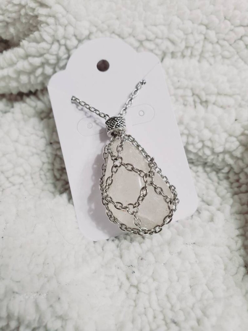 Interchangeable Crystal Necklace Etsy