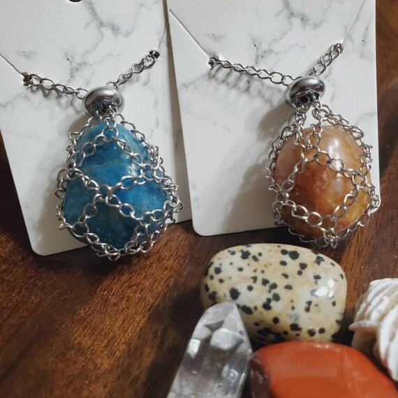 Stainless Steel Interchangeable Crystal Necklace Crystal Holder