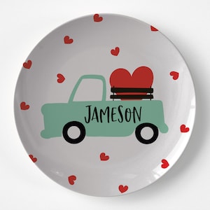 Valentine Truck | Valentines Day | Gift Idea | Personalized | Dishwasher Safe | Oven Safe | Microwave Safe | DecoWare®