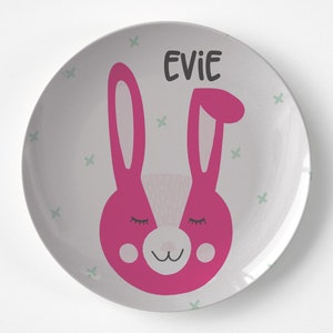 Easter Bunny Ears Pink | Easter | Gift Idea | Personalized | Dishwasher Safe | Oven Safe | Microwave Safe | DecoWare®
