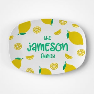 Lemon Platter | Summer | Personalized | Fun | Gift Idea | Microwave Safe | DecoWare®