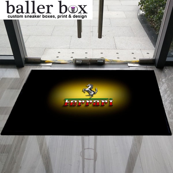 Personalised Custom Printed  business Logo Mat Floor Business Door Indoor or outdoor Mat Entrance 3 Mat Sizes Available Machine Washable