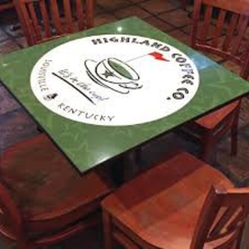 Shops Custom Made Man Cave home Bar Printed Chromaluxe Table Tops Your Design Or logo Or Free Design Service Bar Table